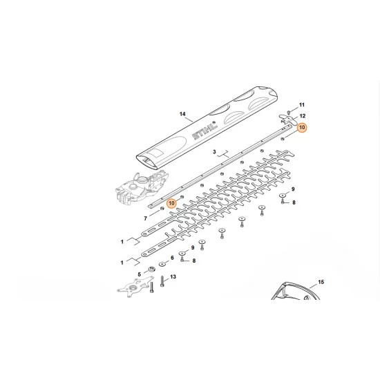 STIHL  Element ślizgowy 4851 648 6700
